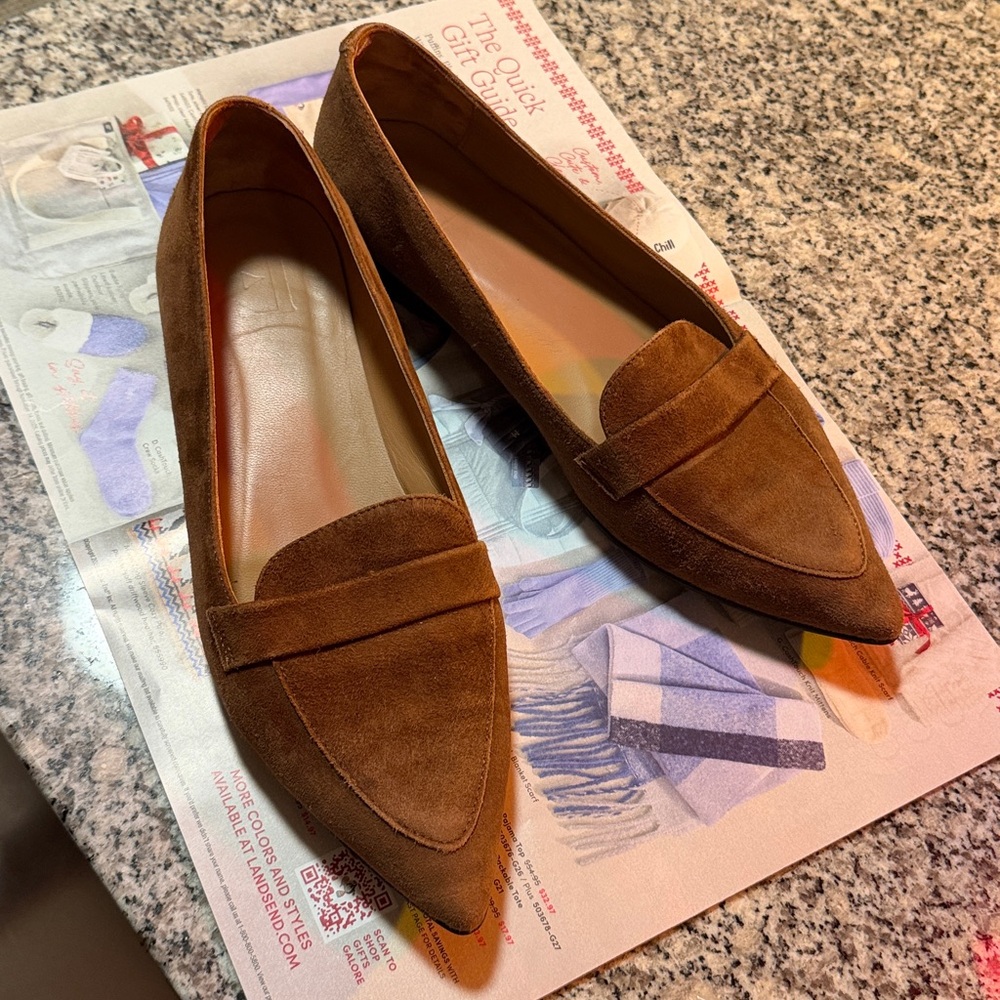 🎭 Flattered 🎭 Alexandra Suede Loafers - Picture 2 of 9